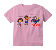 Load image into Gallery viewer, Fuego! I Asked Diego If It Was Stolen Toddler Tees
