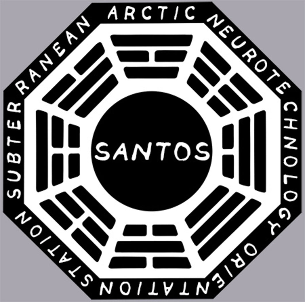 S.A.N.T.O.S - Glow In The Dark Pins